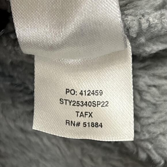 Patagonia Sweater Womens Small Gray Pink Fleece Quarter Zip Pullover Pocket - Picture 8 of 11